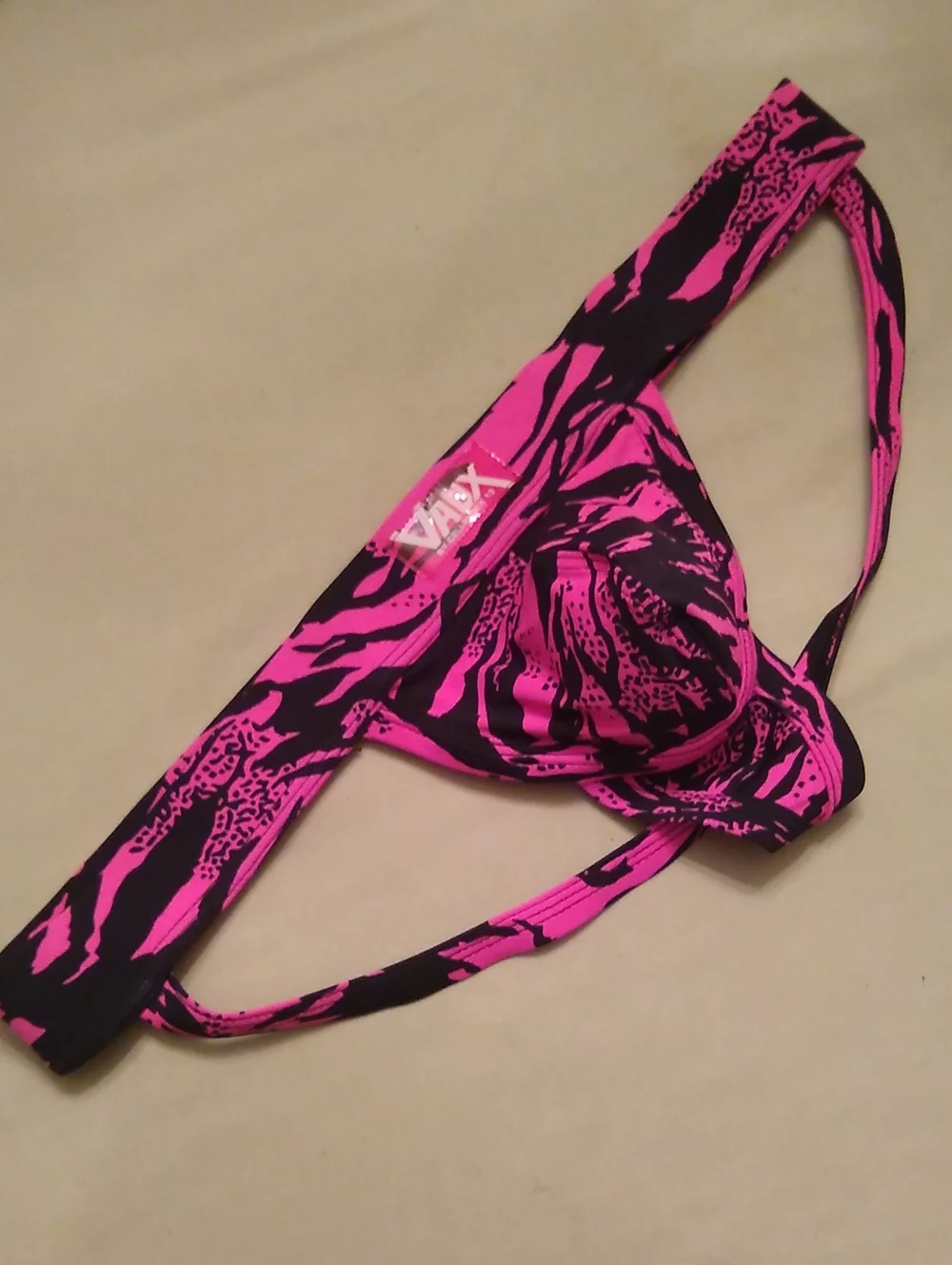 Vaux Pink & Black Jockstrap